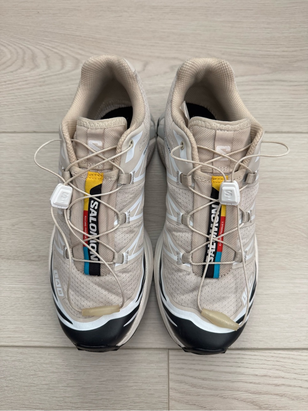 Salomon XT-6 Sneakers Rainy Day/Black/White M 6.5/W7.5